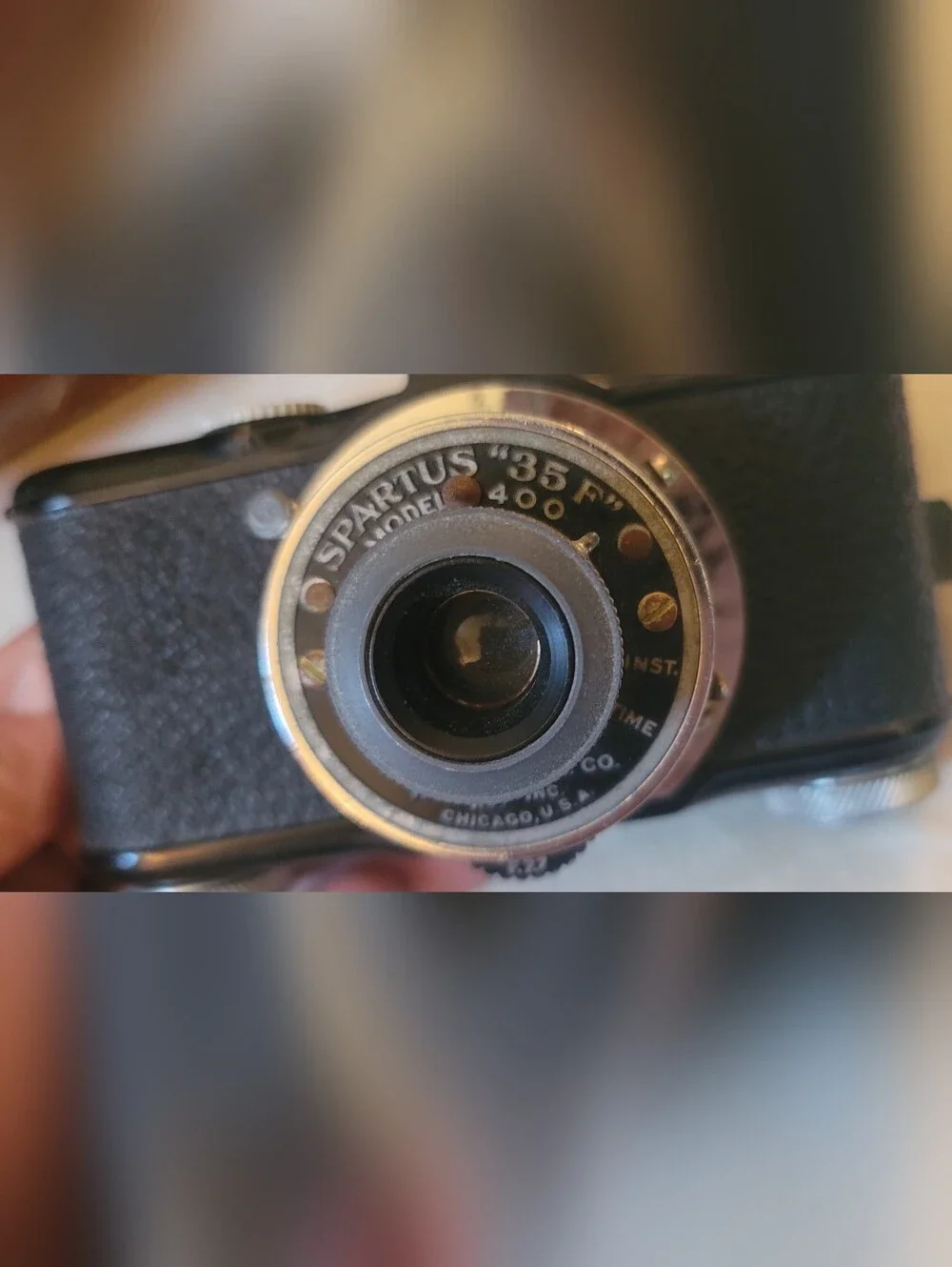 Vintage Spartus 35F Model 400 35mm Camera F7.7 Achromat Lens Original case